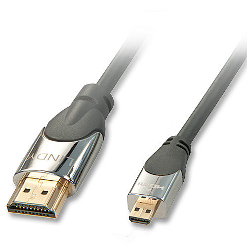 Lindy Câble HDMI® CROMO®, compatible HDMI 2.0 Ultra HD, avec Ethernet, type A/D, 2m 