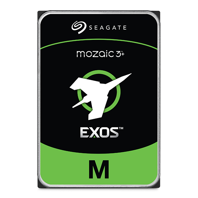 Seagate Exos M 30TB, Enterprise Interne, 3.5", 7200 TR/Min, CMR, 512 Mo de Cache, SATA 6 Go/s, Service de Sauvegarde de données (ST30000NM004K)
