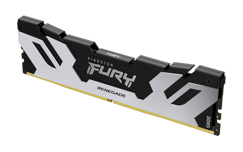 Kingston FURY Renegade - DDR5 - module - 24 Go - DIMM 288 broches - 4200 MHz / PC5-67200 - CL40 - 1.45 V - mémoire sans tampon - on-die ECC - noir et argent 