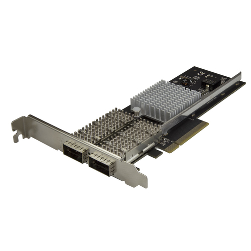 Startech Carte réseau PCIe à 2 ports QSFP+ 40G pour serveur - Adaptateur réseau 2 ports 40 GbE - Chipset Intel XL710 - Adaptateur réseau - PCIe - 40 Gigabit QSFP+ x 2 