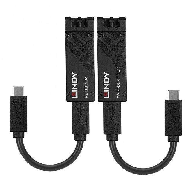 Lindy Extender Fibre Optique USB 3.2 Type C, 100m 