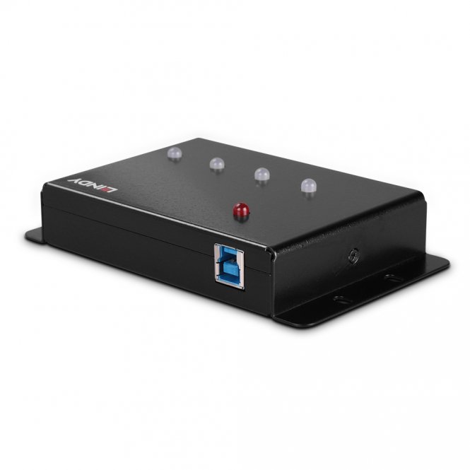 Lindy Hub Métal USB 3.0, 4 ports 