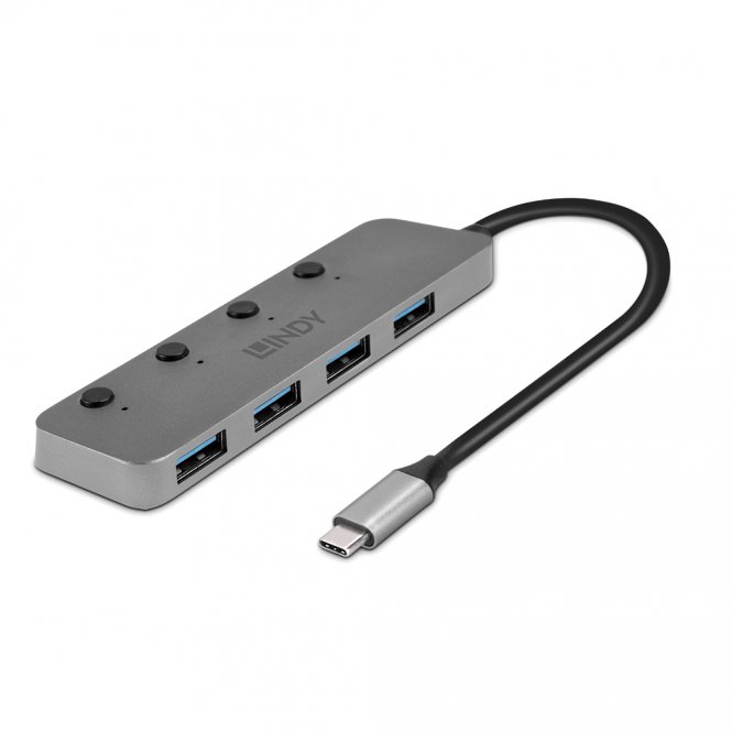 Lindy Hub USB 3.2 Type C, 4 Ports - disponible 24 / 48h