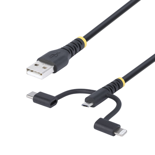 STARTECH 1m Rugged USB Multi Charging Cable - disponible 24 / 48h