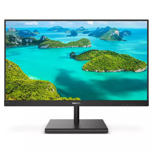 Philips E-line 245E1S - Écran LED - 24" (23.8" visualisable) - 2560 x 1440 QHD @ 75 Hz - IPS - 250 cd/m² - 1000:1 - 4 ms - HDMI, VGA, DisplayPort - noir texturé 
