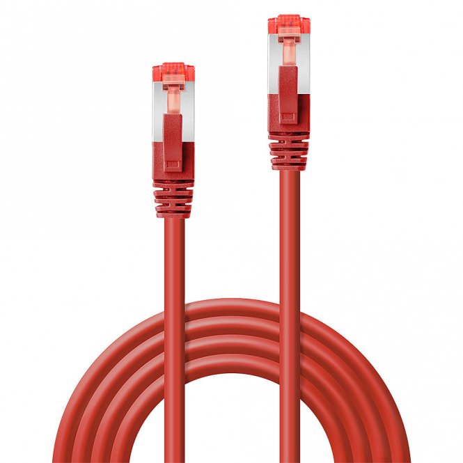 Lindy Câble réseau Rouge Cat.6 S/FTP, 3m 