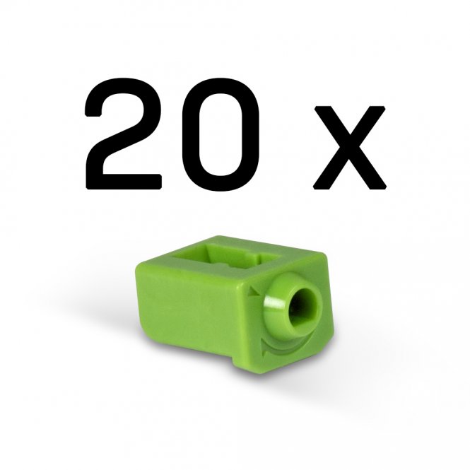 Lindy Bloqueurs de port SFP, 20 pièces, Vert 