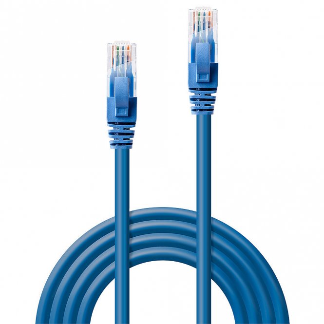 Lindy Câble réseau Bleu Cat.6 U/UTP, 2m 