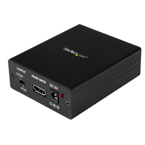 StarTech.com Convertisseur HDMI vers VGA avec audio - Adaptateur HDMI - HDMI femelle/3,5 mm femelle/VGA femelle/3x RCA mâle - 1920 x 1200 - Convertisseur vidéo - HDMI - vidéo composante, VGA - noir 