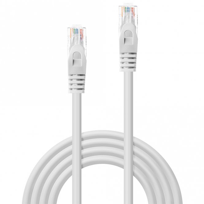 Lindy Câble réseau Blanc Cat.6 U/UTP, 0.3m 