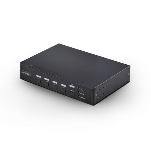 Startech - Commutateur écran-clavier-souris/audio/USB - 4 x KVM / audio / USB - 1 utilisateur local - de bureau - Conformité TAA 