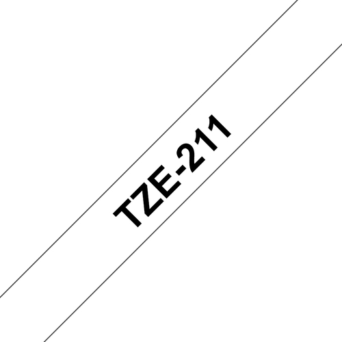 Brother TZe-211 - ruban laminé - 1 cassette(s) - Rouleau (0,6 cm x 8 m)