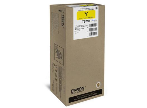 Epson T9734 - 192.4 ml - taille XL - jaune - original - cartouche d'encre - pour WorkForce Pro WF-C869R 