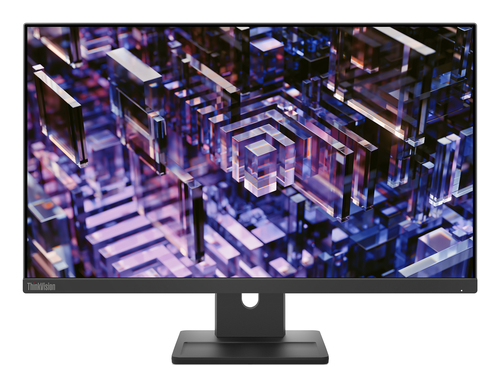 Lenovo ThinkVision E24q-30 - Écran LED - 24" (23.8" visualisable) - 2560 x 1440 QHD @ 100 Hz - IPS - 300 cd/m² - 1300:1 - 4 ms - HDMI, DisplayPort - haut-parleurs - noir corbeau 