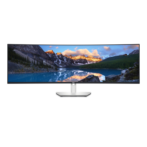 Dell UltraSharp U4924DW - Écran LED - incurvé - 49" - 5120 x 1440 5K Dual QHD @ 60 Hz - IPS Black - 350 cd/m² - 2000:1 - 5 ms - 2xHDMI, DisplayPort, USB-C - haut-parleurs - avec 3 years Basic Hardware Service with Advanced Exchange