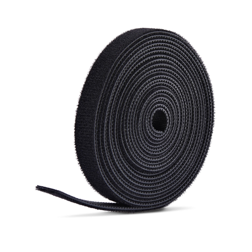 StarTech.com - Rouleau d'attache de câble - 22.8 m - noir 