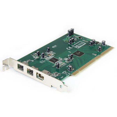 StarTech.com Carte adaptateur 3 ports PCI 1394b FireWire avec kit d?edition video numerique - Adaptateur FireWire - PCI 64 - Firewire, FireWire 800 - 3 ports 