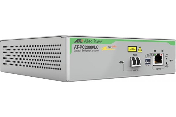 ALLIED AT-PC2000/LC-60 Convertissseur Gigabit PoE+ vers 1000SX LC 