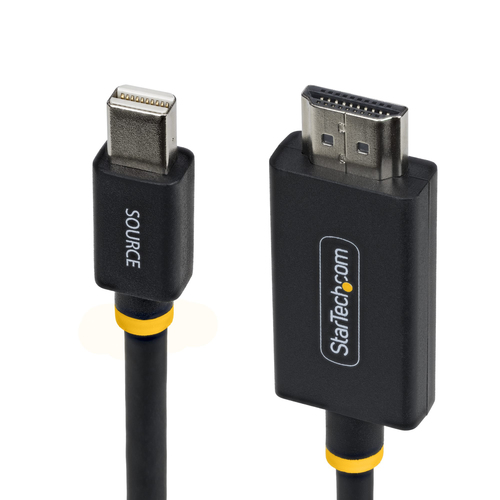 StarTech.com - Câble adaptateur - Mini DisplayPort mâle pour HDMI mâle - 1 m - noir - actif, support pour 4K60Hz 