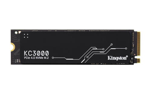 Kingston KC3000 - SSD - 512 Go - interne - M.2 2280 - PCIe 4.0 (NVMe) - pour Intel Next Unit of Computing 12 Pro Kit - NUC12WSKi5 