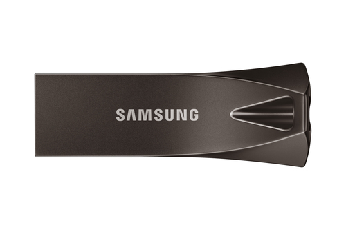 Samsung BAR Plus MUF-256BE4 - Clé USB - 256 Go - USB 3.1 Gen 1 - gris titan 