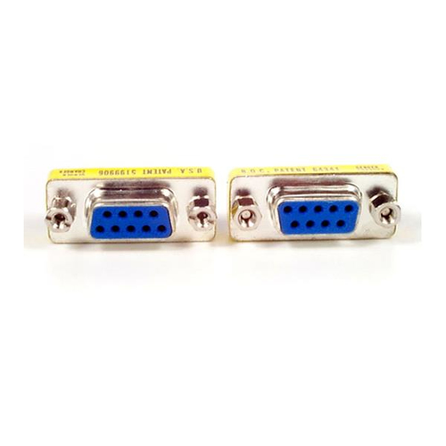 StarTech.com Changeur de genre DB9 - Slim - Coupleur série DB9 vers DB9 - Inverseur de genre série - F/F - Changeur de genre série - DB-9 (F) pour DB-9 (F) - pour P/N: ICUSB2324852, ICUSB422, NETRS232, NETRS2321P, NETRS2321POE, NETRS2322P, NETRS232485W 