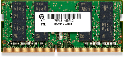 HP - DDR4 - module - 16 Go - SO DIMM 260 broches - 2666 MHz / PC4-21300 - 1.2 V - mémoire sans tampon - non ECC - promo - pour Elite Slice G2 (SO-DIMM), EliteDesk 705 G4 (SO-DIMM), 705 G5 (SO-DIMM), 800 G4 (SO-DIMM), 800 G5 (SO-DIMM), EliteOne 1000 G1, 10 
