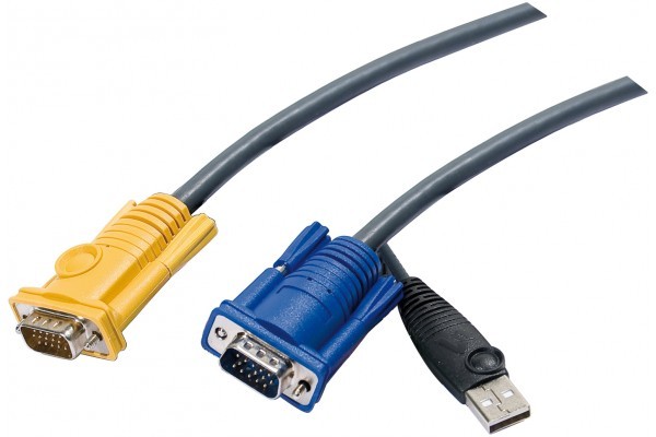 Cable kvm ATEN série 2L-52xxUP - 3.0M 