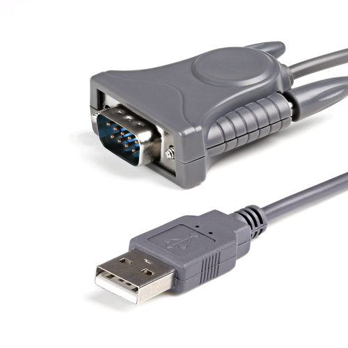 StarTech.com Câble Adaptateur USB vers Port Série DB9 - DB25 avec Adaptateur DB9 DB25 - Adaptateur série - USB 2.0 - gris 