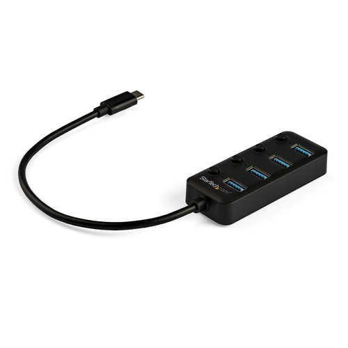 STARTECH Hub - USB C 4-Port with On/Off Switches - disponible 24 / 48h