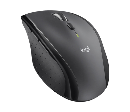 Logitech M705 - Souris - pour droitiers - laser - sans fil - 2.4 GHz - récepteur sans fil USB - gris
