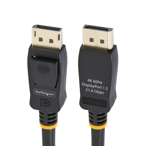 StarTech.com 2m VESA Certified DisplayPort 1.2 Cable - 10 Pack - 4K 60Hz - Câble DisplayPort - DisplayPort (M) verrouillé pour DisplayPort (M) verrouillé - DisplayPort 1.2 - 2 m - stéréo 3D, prise en charge UHD 4K60Hz - noir (pack de 10) 