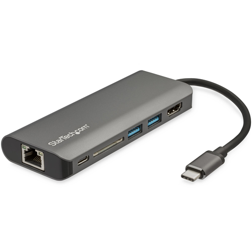 StarTech.com Adaptateur multiport USB-C avec HDMI 4K - Mac et Windows - Lecteur de carte SD - 2x USB-A 1x USB-C - PD 3.0 - VERSION AMÉLIORÉE DE DKT30CSDHPD (DKT30CSDHPD3) - Station d'accueil - USB-C - 1GbE - pour P/N: ARMPIVOTE2, FPPNEUSTND, MONSTADQI