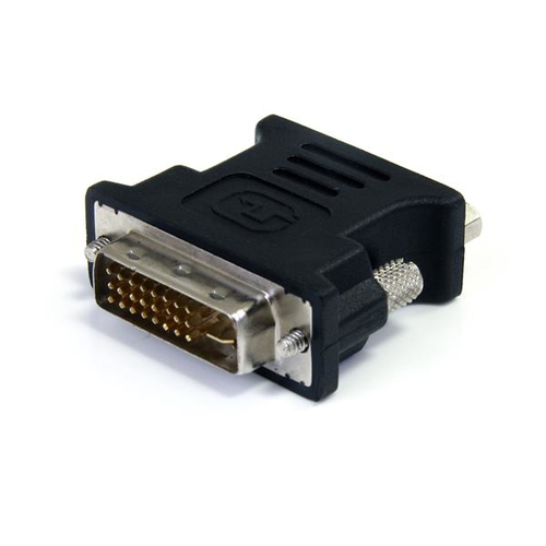 StarTech Adaptateur DVI-I vers VGA HD15 - Mâle / Femelle - Paquet de 10 - Noir - Adaptateur VGA - HD-15 (VGA) (F) pour DVI-I (M) - moulé, vis moletées - noir (pack de 10) 