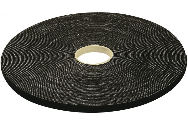 Rouleau de lien auto-agrippant largeur 16 mm - noir - 20 m 