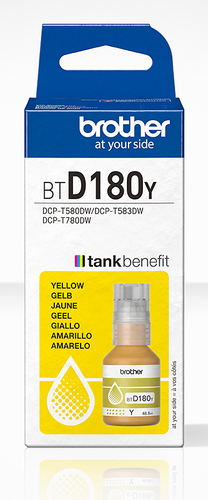 Brother BTD180Y - Jaune - original - recharge d'encre - pour Brother DCP-T580DW 