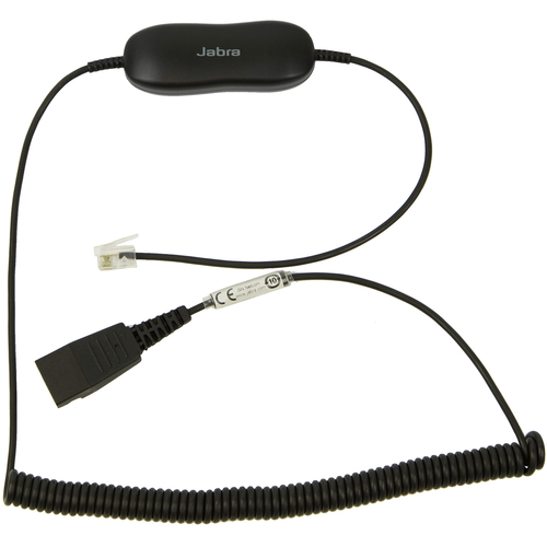 Jabra GN1216 - Câble pour casque micro - RJ-9 mâle pour Déconnexion rapide mâle - 2 m - pour Avaya one-X Deskphone Edition 96XX, Jabra GN 2000, GN1900, GN2000, BIZ 2400 3in1, GN2000 