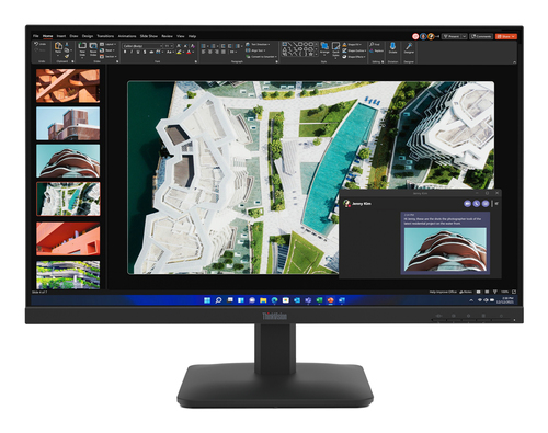 Lenovo ThinkVision S27-4e - Écran LED - 27" - 1920 x 1080 Full HD (1080p) @ 100 Hz - IPS - 300 cd/m² - 1500:1 - 4 ms - HDMI, VGA - noir corbeau - disponible 15 jours 