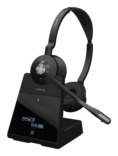 Jabra Engage 75 SE Stereo - Micro-casque - sur-oreille - DECT / Bluetooth - sans fil - NFC* - certifié Zoom, Certifié Google Meet, Certifié Amazon Chime, certifié pour Microsoft Teams Open Office, Works With Chromebook Certified, certifié UC