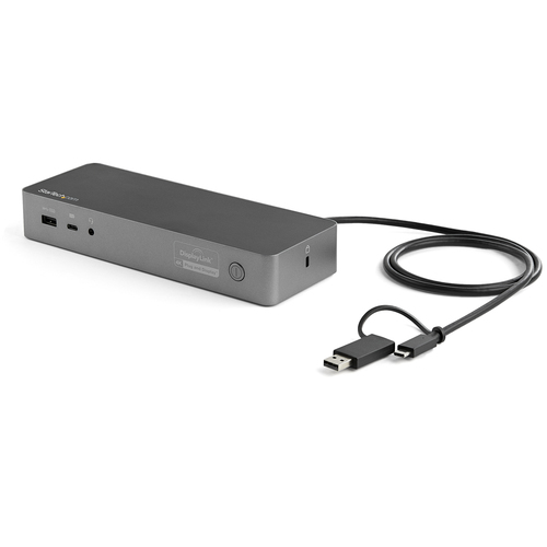 StarTech.com Station d'accueil USB Type-C/A à 2 écrans - PD 100W - Windows, macOS, Chrome OS - 2x DP, 2x HDMI - DK30C2DPEPUE - Station d'accueil - USB-C - 2 x HDMI, 2 x DP - 1GbE - 170 Watt - Royaume-Uni, Europe 