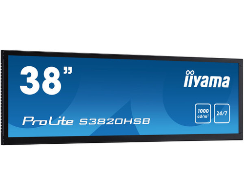 38" Digital 1920x540 1000 cd/m2 4000:1 