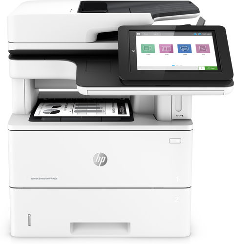 HP LaserJet Enterprise MFP M528f - Imprimante multifonctions - Noir et blanc - laser - Legal (216 x 356 mm) (original) - A4/Legal (support) - jusqu'à 43 ppm (copie) - jusqu'à 43 ppm (impression) - 650 feuilles - 33.6 Kbits/s - USB 2.0, Gigabit LAN, hôte U