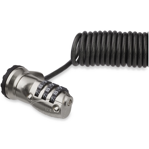 StarTech.com Câble de sécurité pour ordinateur portable à code 3 chiffres - Câble enroulé 1,8 m - Antivol (LTLOCK3DCOIL) - Câble de sécurité - 1.8 m - disponible 24 / 48h