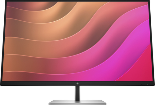 HP E32K G5 - E-Series - écran LED - 31.5" - 3840 x 2160 4K UHD (2160p) @ 60 Hz - IPS - 350 cd/m² - 1000:1 - 5 ms - HDMI, DisplayPort, USB-C - haut-parleurs - tête noire, noir et argent (support) 