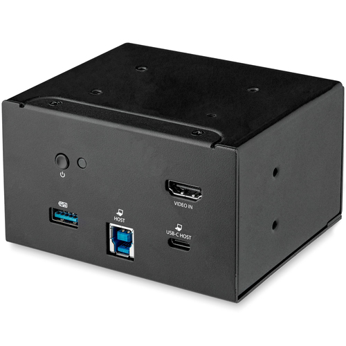<p>Ajoutez des capacités de station d'accueil et de vidéoconférence à une salle de conférence, une salle de classe ou un espace de réunion. Ce module d'accueil pour ordinateur portable pour le boîtier de connectivité pour table de conférence StarTech.com 