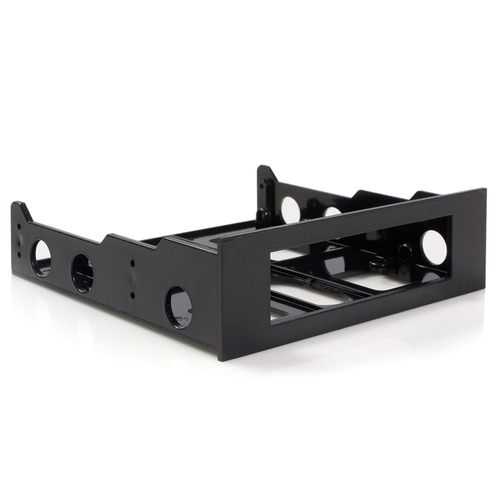 StarTech.com Adaptateur Support pour Disque Dur 3.5" dans un Emplacement Frontal 5.25" (BRACKETFDBK) - Adaptateur pour baie de stockage - noir - pour P/N: 25SATSAS35HD, 35FCREADBU3, 35SAT225S3R, HSB225S3R, S251BU31REM, SATBP125VP 