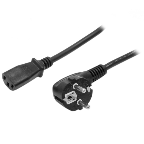 StarTech.com Cordon d'Alimentation de 2m, 18AWG, Schuko UE à C13 250V 10A - Câble d'alimentation - power IEC 60320 C13 pour power CEE 7/7 (M) - 1.8 m - noir - Europe - pour P/N: KITBXAVHDPEU, KITBXDOCKPEU 