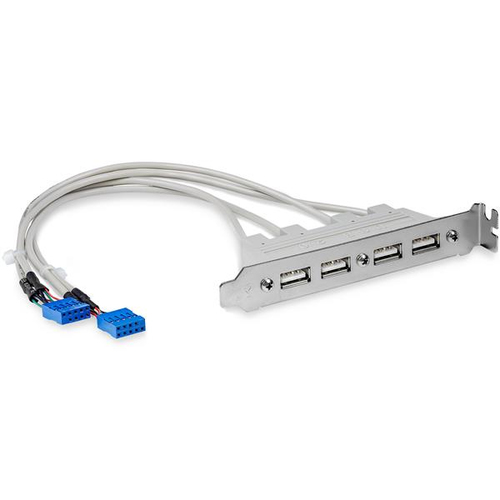 STARTECH 4 Port USB A Female Slot Plate Adapter - disponible 24 / 48h 