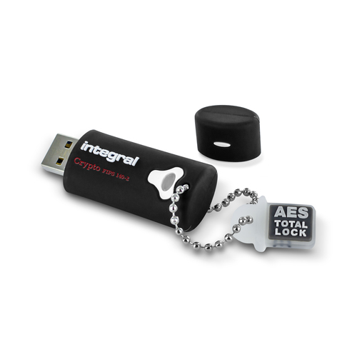 Integral Crypto - Clé USB - chiffré - FIPS 140-2 Level 2 - 8 Go - USB 3.0 