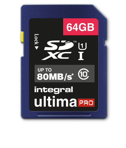 SDXC 64GB Class 10 UHS-I 80MB/s 